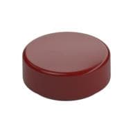 Tile Round 1 x 1 em Vermelho escuro