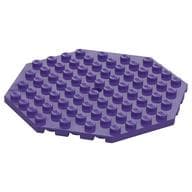 Plate Special 10 x 10 Octagonal with Hole em Roxo escuro