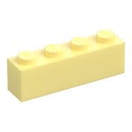 Brick 1 x 4 em Amarelo vivo claro