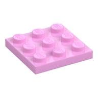 Plate 3 x 3 em Rosa vivo