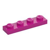 Plate 1 x 4 em Magenta