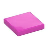Tile 2 x 2 with Groove em Rosa escuro