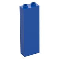 Brick 1 x 2 x 5 with Hollow Studs em Azul