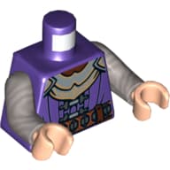 Torso Laketown Guard Uniform Print, Flat Silver Arms, Light Nougat Hands