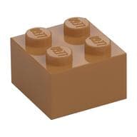 Brick 2 x 2 em Nougat médio