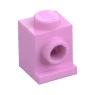 Brick Special 1 x 1 with Headlight em Rosa vivo
