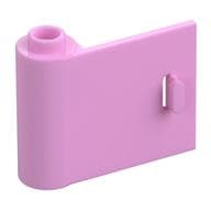 Door 1 x 3 x 2 Left - Open Between Top and Bottom Hinge em Rosa vivo