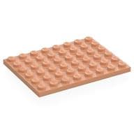 Plate 6 x 8 em Nougat