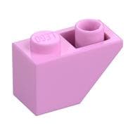 Brick Sloped Inverted 45° 2 x 1 em Rosa vivo