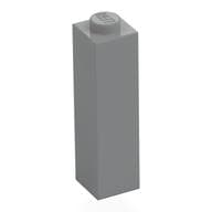 Brick 1 x 1 x 3 em Cinza azulado claro