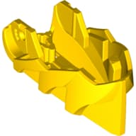 Large Figure Head, Jaw with Axle Hole [Plain] em Amarelo
