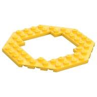 Plate Special 10 x 10 Octagonal Opening em Amarelo
