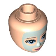 Minidoll Head, Face Mask Print (Sophie)