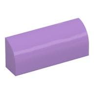 Brick Curved 1 x 4 x 1 1/3 No Studs em Lavanda médio