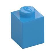 Brick 1 x 1 em Celeste escuro