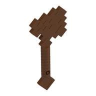 Weapon Axe Blocky em Marrom avermelhado