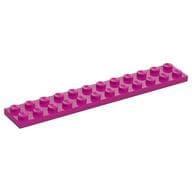 Plate 2 x 12 em Magenta