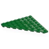 Wedge Plate 8 x 8 Cut Corner em Verde