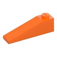 Brick Sloped 18° 4 x 1 em Laranja