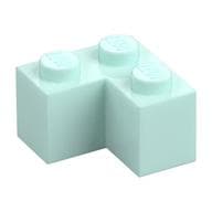 Brick 2 x 2 Corner em Água-marinha claro