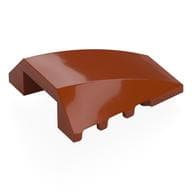 Brick Wedged, Curved 4 x 4 No Top Studs em Laranja escuro