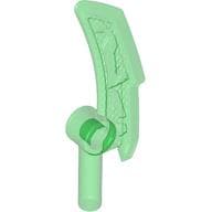 Weapon Blade with Bar (Ninjago Jade Blade) em Verde translúcido