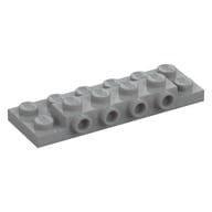 Plate Special 2 x 6 x 2/3 with 4 Studs on Side, 1 Support Wall on Bottom