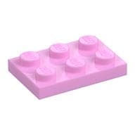 Plate 2 x 3 em Rosa vivo