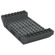 Boat Hull Section, Large Middle 8 x 16 x 2 1/3 with 5 Holes em Cinza azulado escuro