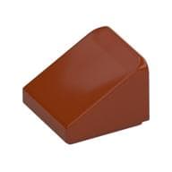 Brick Sloped 30° 1 x 1 x 2/3 (Cheese Slope) em Laranja escuro