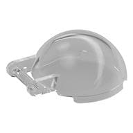 Windscreen 4 x 4 x 1 2/3 Canopy Half Sphere with Handle em Transparente