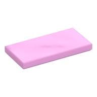 Tile 2 x 4 with Groove em Rosa vivo