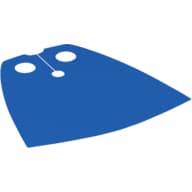 Neckwear Cape, Standard [Spongy Stretchable Fabric] em Azul