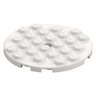Plate Round 6 x 6 with Hole em Branco