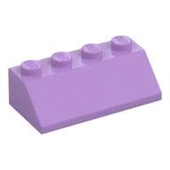 Brick Sloped 45° 2 x 4 em Lavanda médio