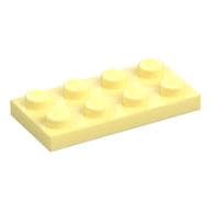 Plate 2 x 4 em Amarelo vivo claro