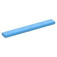 Tile 1 x 8 with Groove em Azul médio
