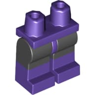 Hips with Black Legs and Dark Purple Boots Pattern