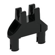 Technic Pin Double Triangle 1 x 3 with 2 Clips Squared Pin Holes