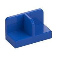 Panel 1 x 2 x 1 with Rounded Corners and Central Divider em Azul