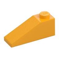 Brick Sloped 33° 3 x 1 em Laranja vivo claro
