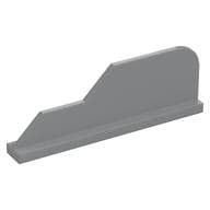 Tail 8 x 1 with Stepped Fin em Cinza azulado claro
