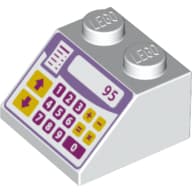 Brick Sloped 45° 2 x 2 with Cash Register Print