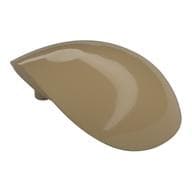 Large Figure Shoulder Cover, Armor, Round, Smooth [Plain] em Bege escuro