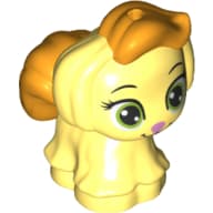 Animal, Dog, Puppy with 1.5 Hole with orange Hair, Tail Print