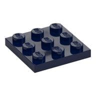 Plate 3 x 3 em Azul escuro