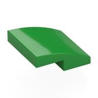Brick Curved 2 x 2 x 2/3 em Verde vivo