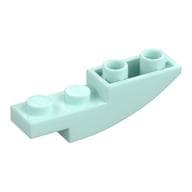 Brick Curved Inverted 4 x 1 em Água-marinha claro