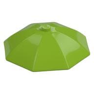 Equipment Umbrella Top with No Bottom Flaps, 6 x 6 with Top Stud em Verde-limão