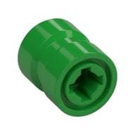 Wheel 8 x 9 with Hole Notched for Wheels Holder Pin, Re-inforced Back em Verde vivo
